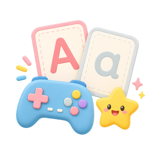 Game controller with letter cards